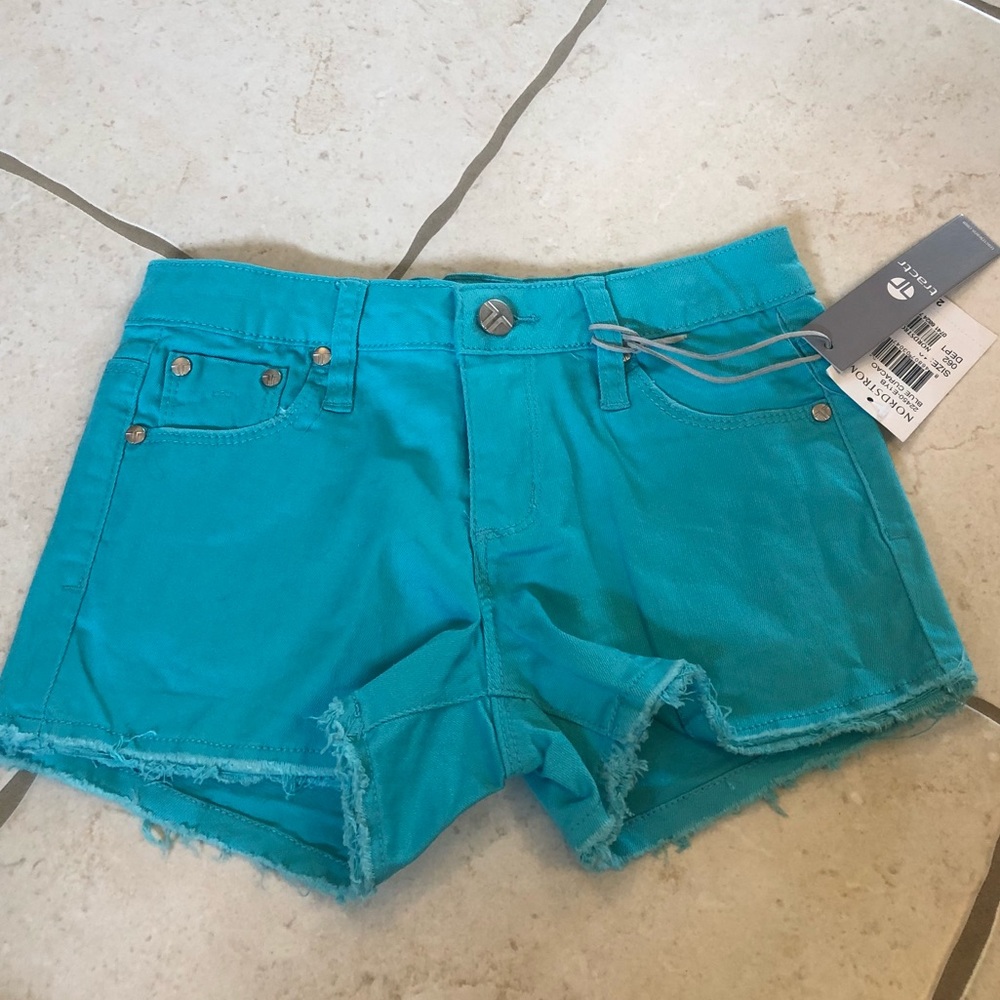 Light Blue Kids Jean Shorts